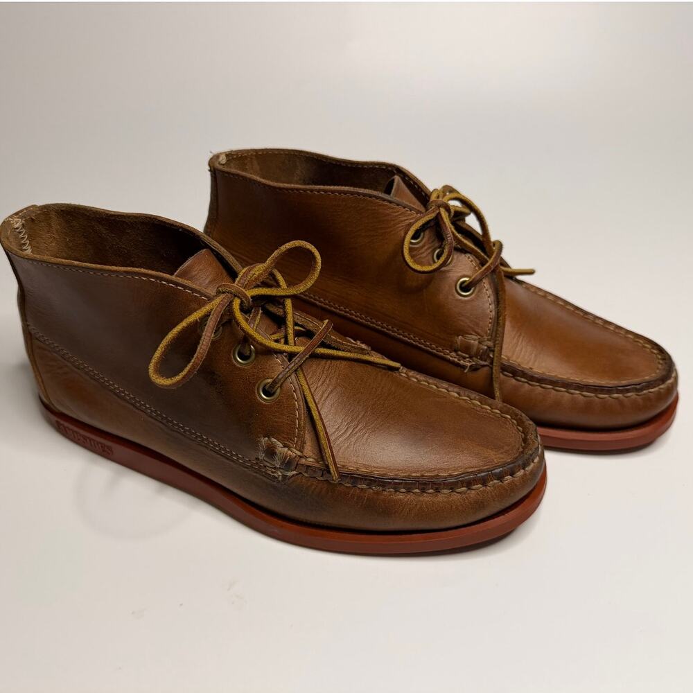 VGUC Rancourt x Sebago Campsides Chukka Ankle Boots Made in Maine USA Brown 7 M